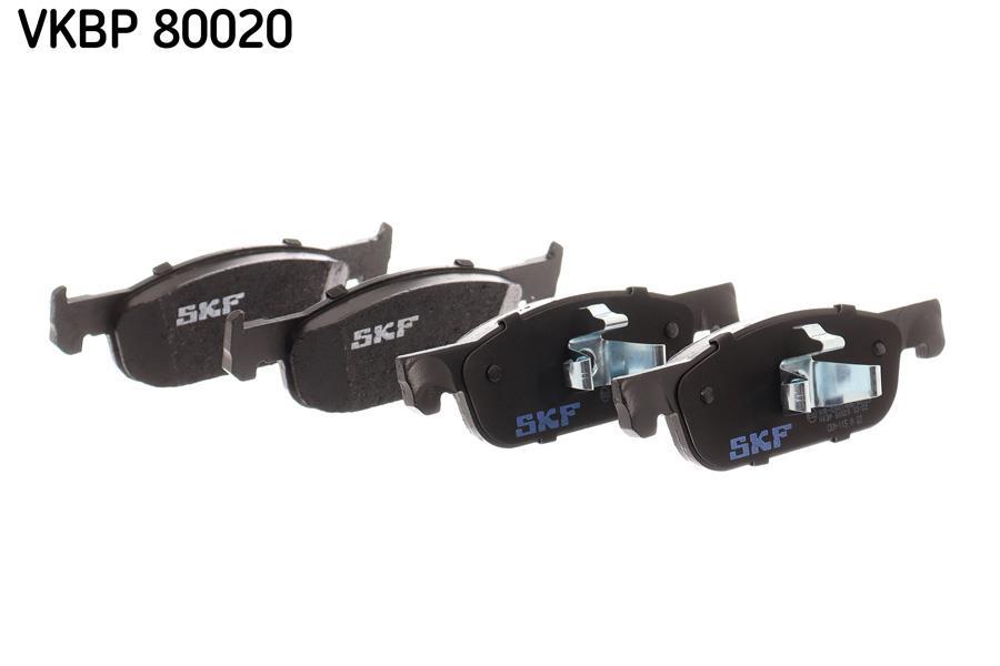 Jeu de 4 plaquettes de frein SKF ref. VKBP 80020